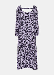 Georgie Ribbon Print Dress