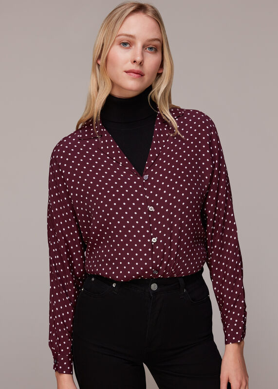 Spot Print Ramona Shirt