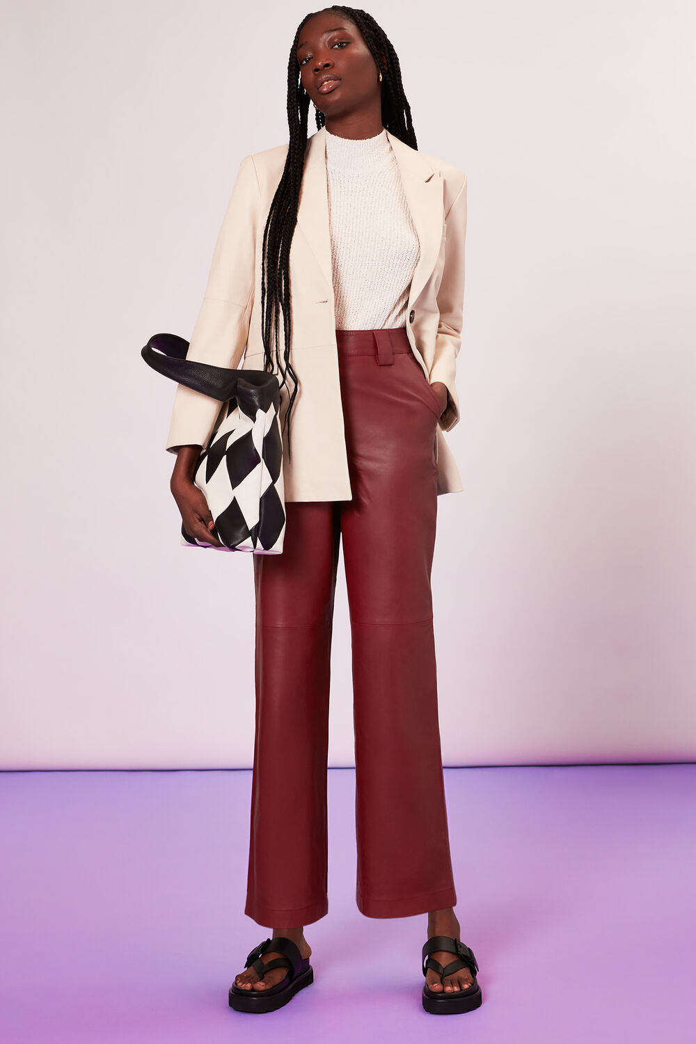 Emily Leather Pant