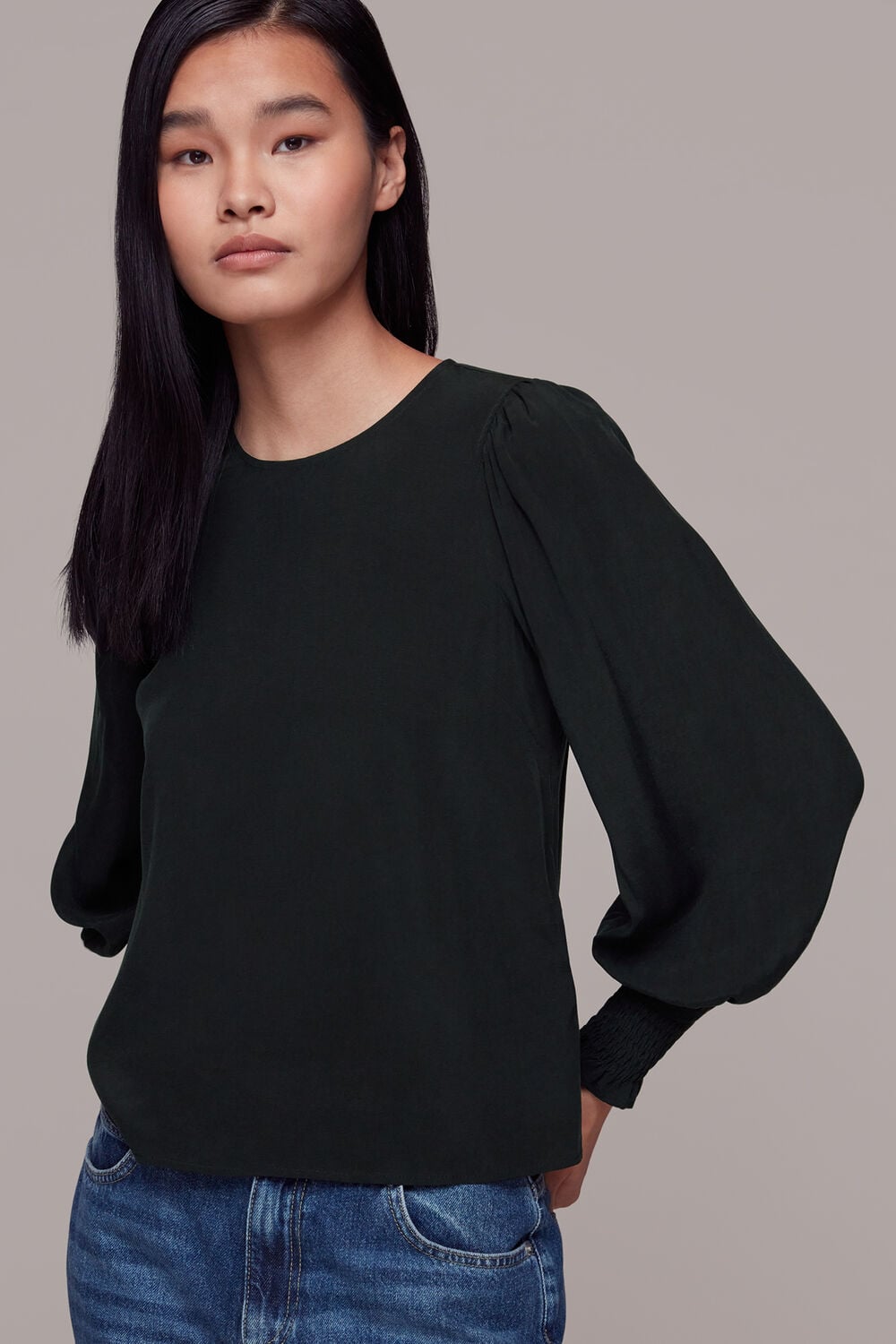 Black Tessa Blouse