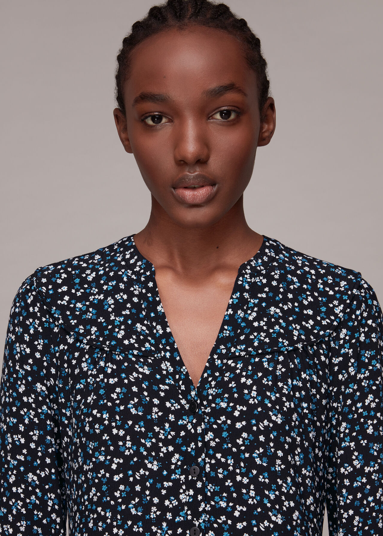 Delicate Floral Print Dress