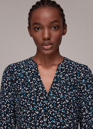 Delicate Floral Print Dress