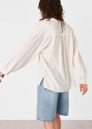 Stripe Long Sleeve Blouse