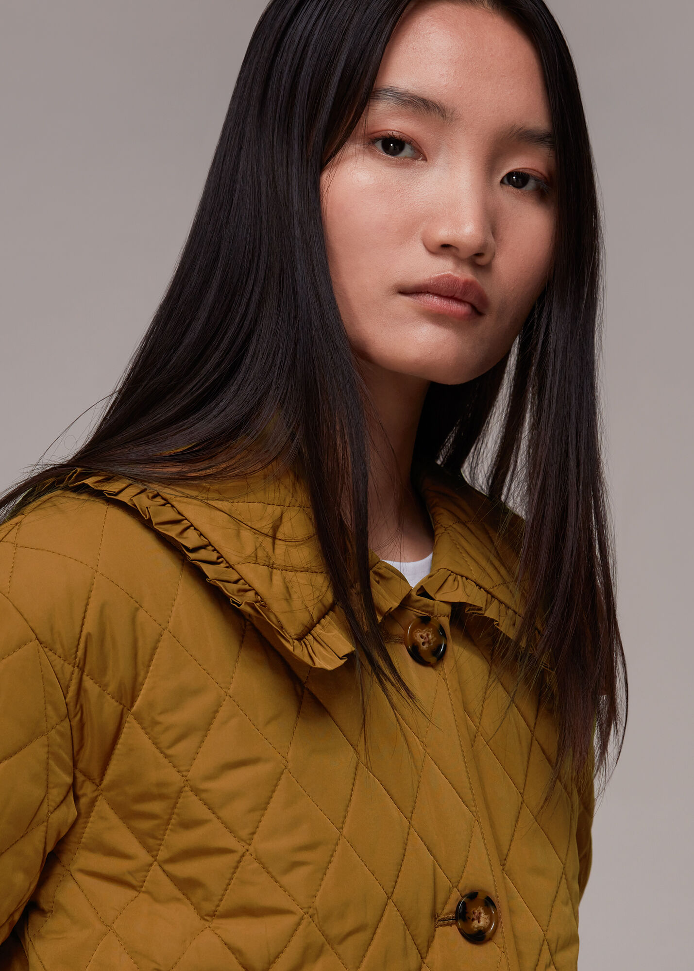 ORIGINAL】 boa collar quilting coat （ladies）即納 | calin