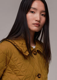 Collar Detail Quilted Jacket