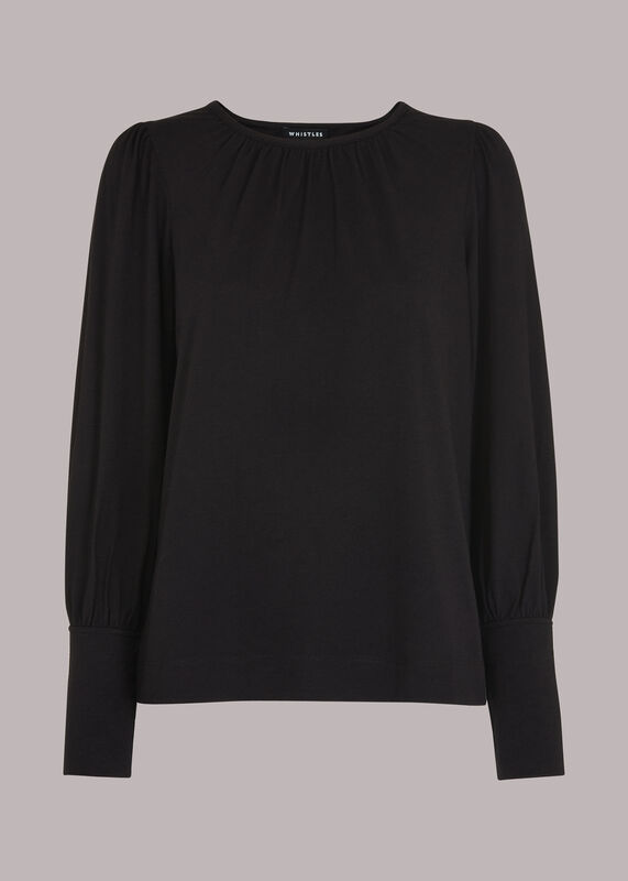 Deep Cuff Long Sleeve Top