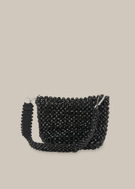 Martha Beaded Bucket Bag