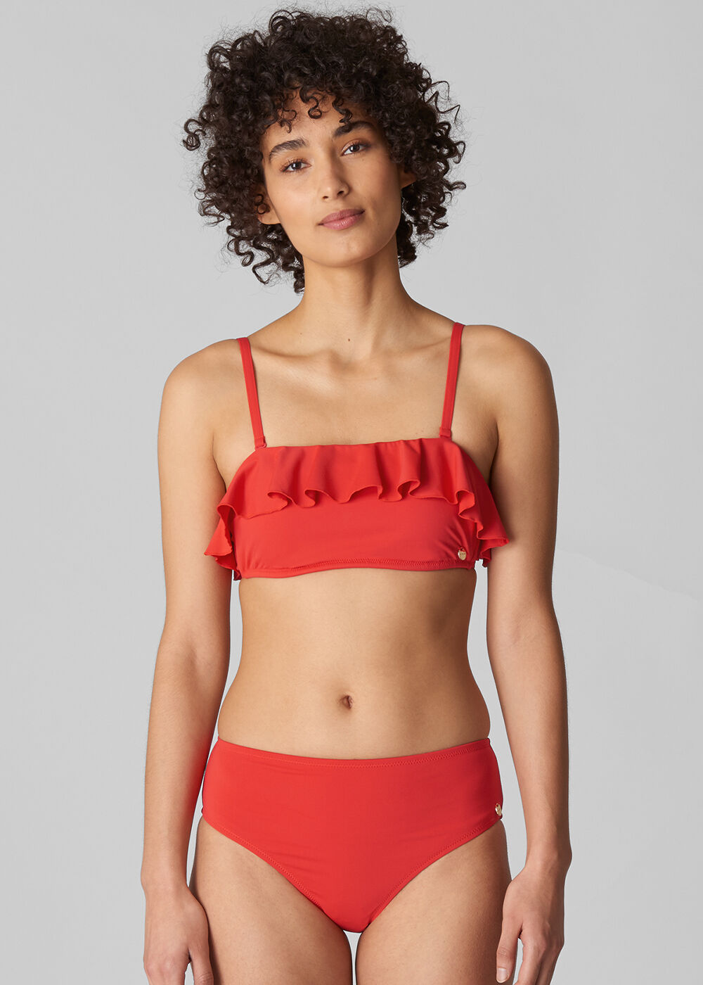Frill top bikini online
