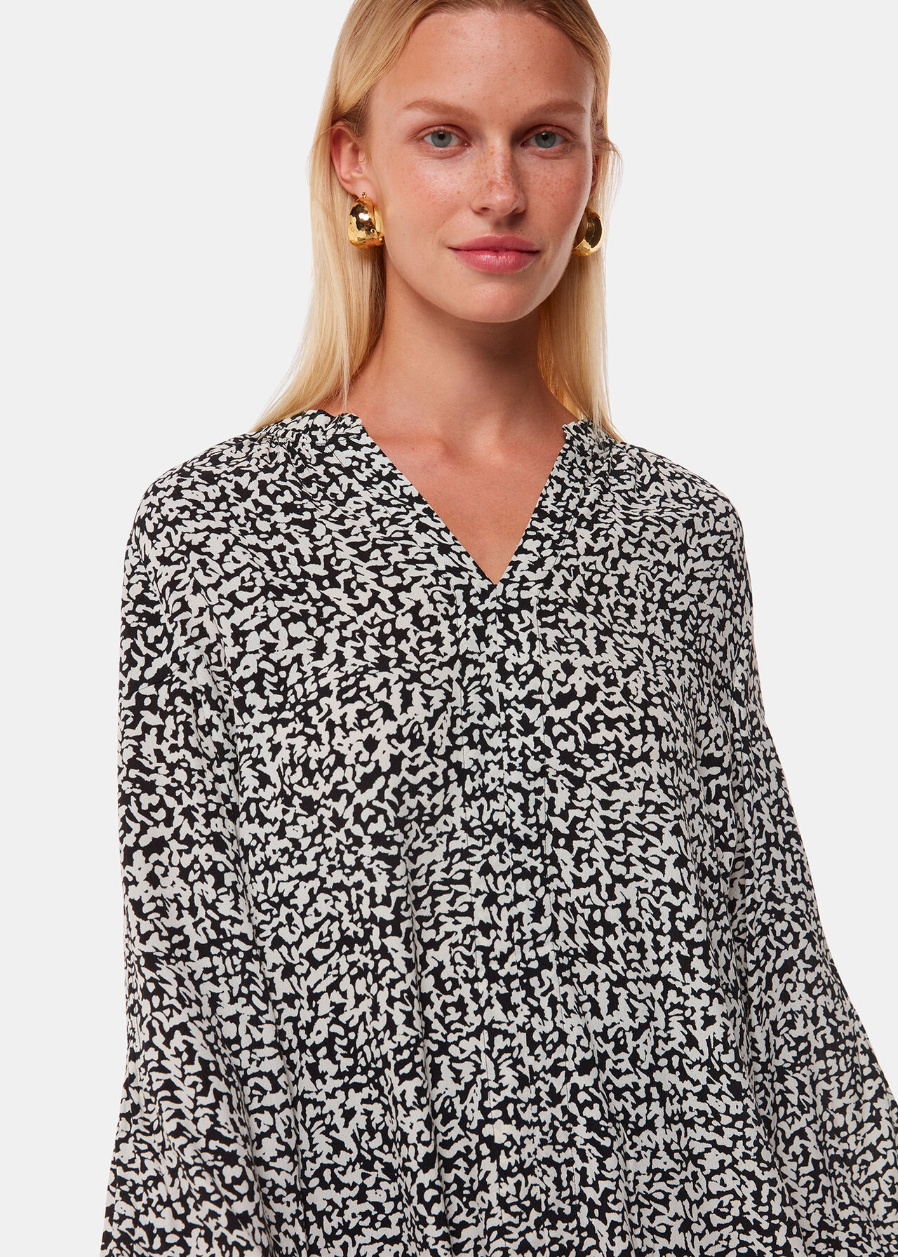 Whistles Scribble Print Blouse Whistles Scribble Print Blouse