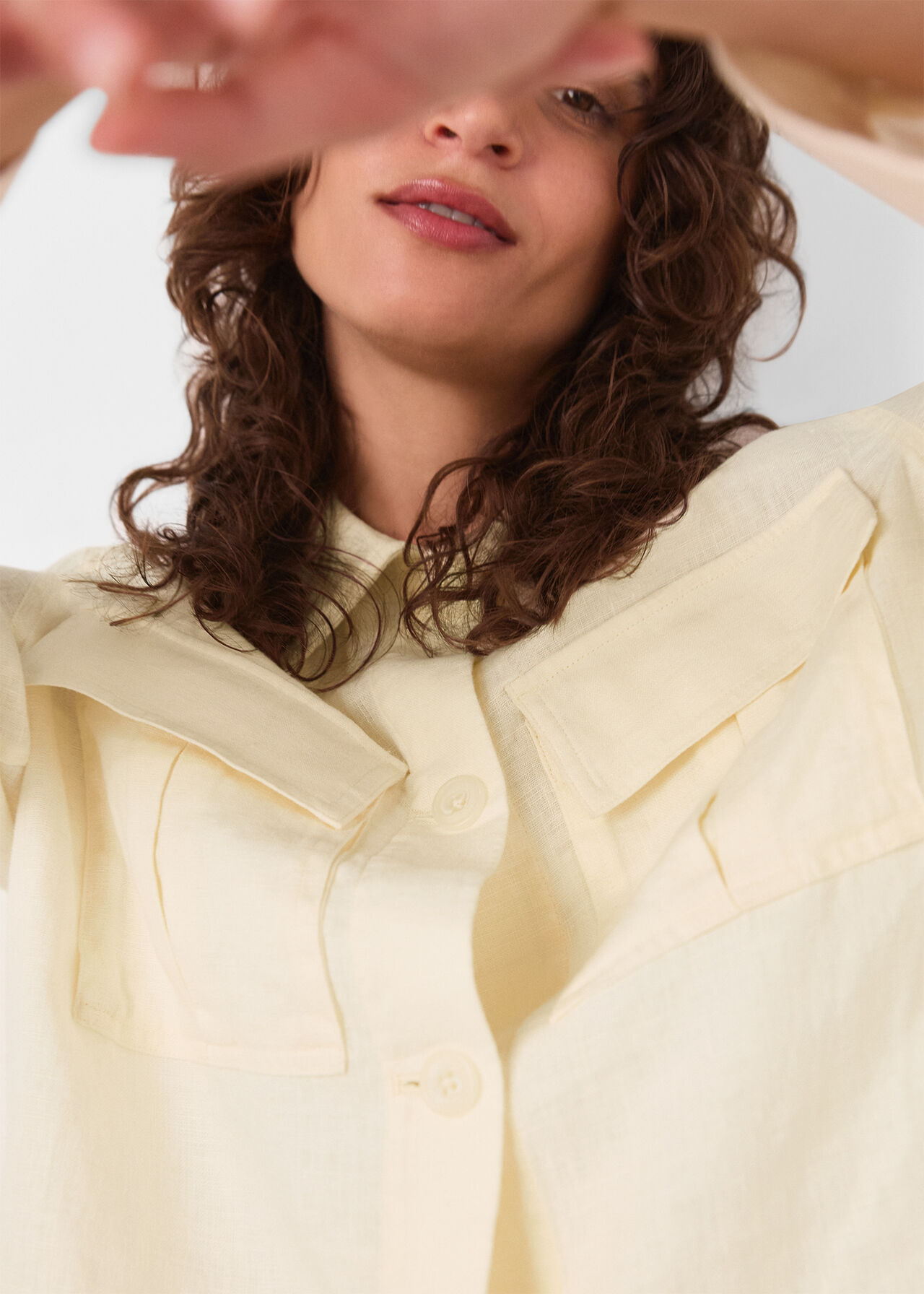 Abby Linen Casual Jacket
