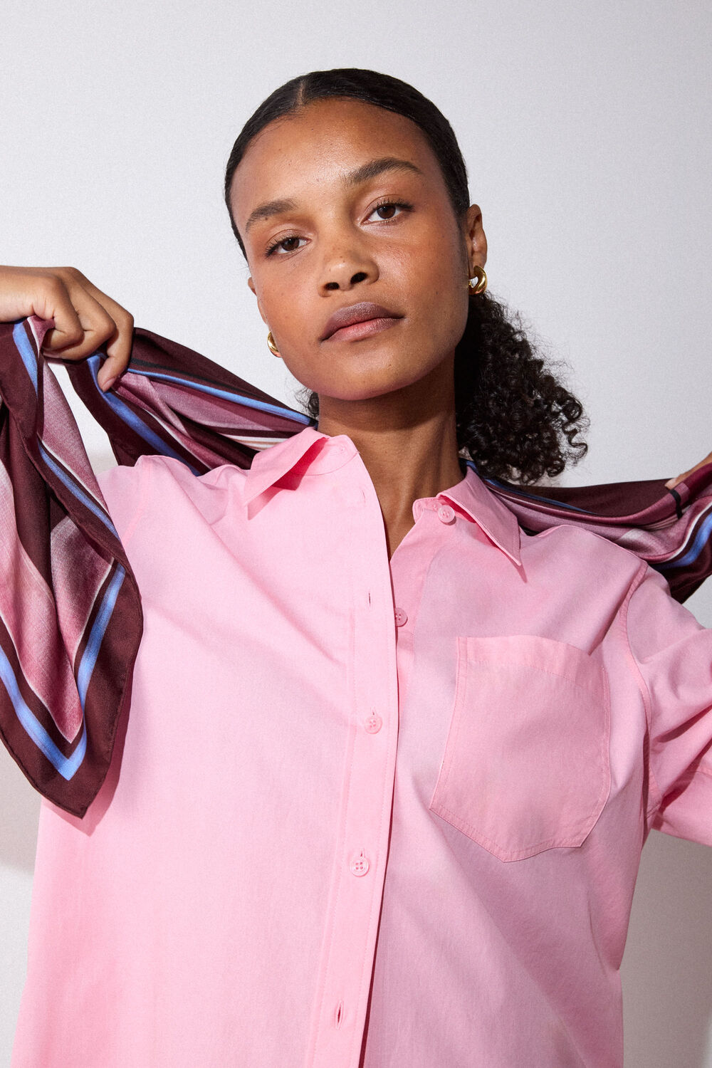 Relaxed Fit Cotton Shirt