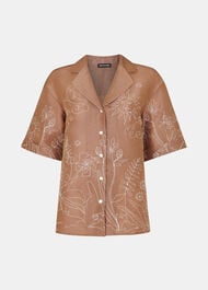 Embroidered Scribble Shirt