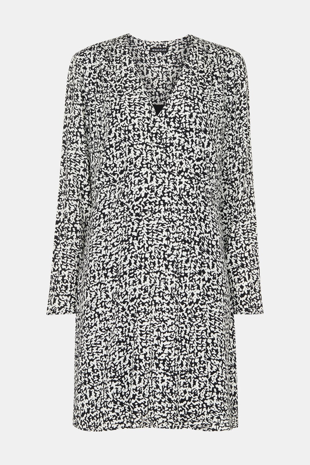Scribble Print Flippy Dress