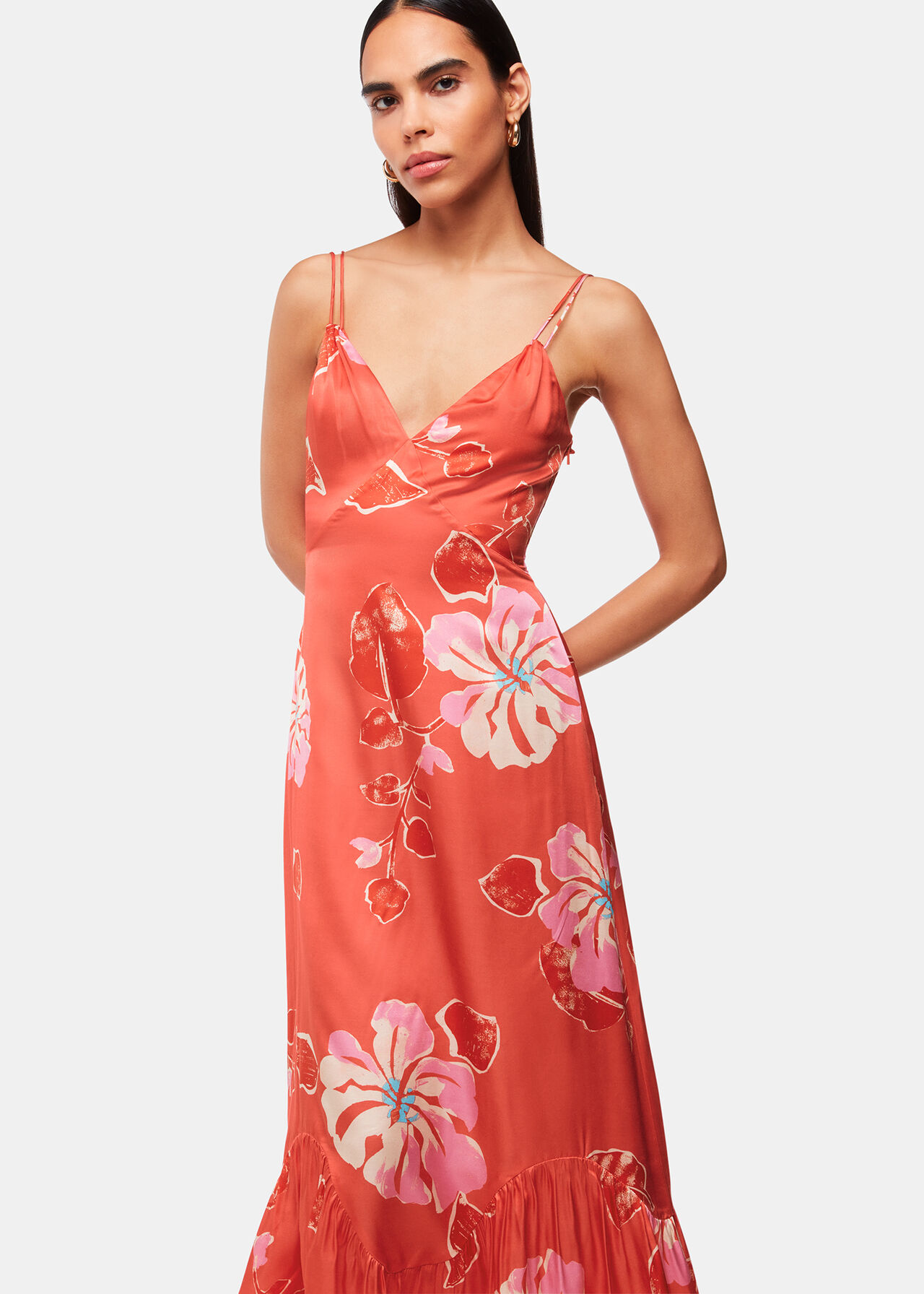 Hibiscus Print Raffa Dress