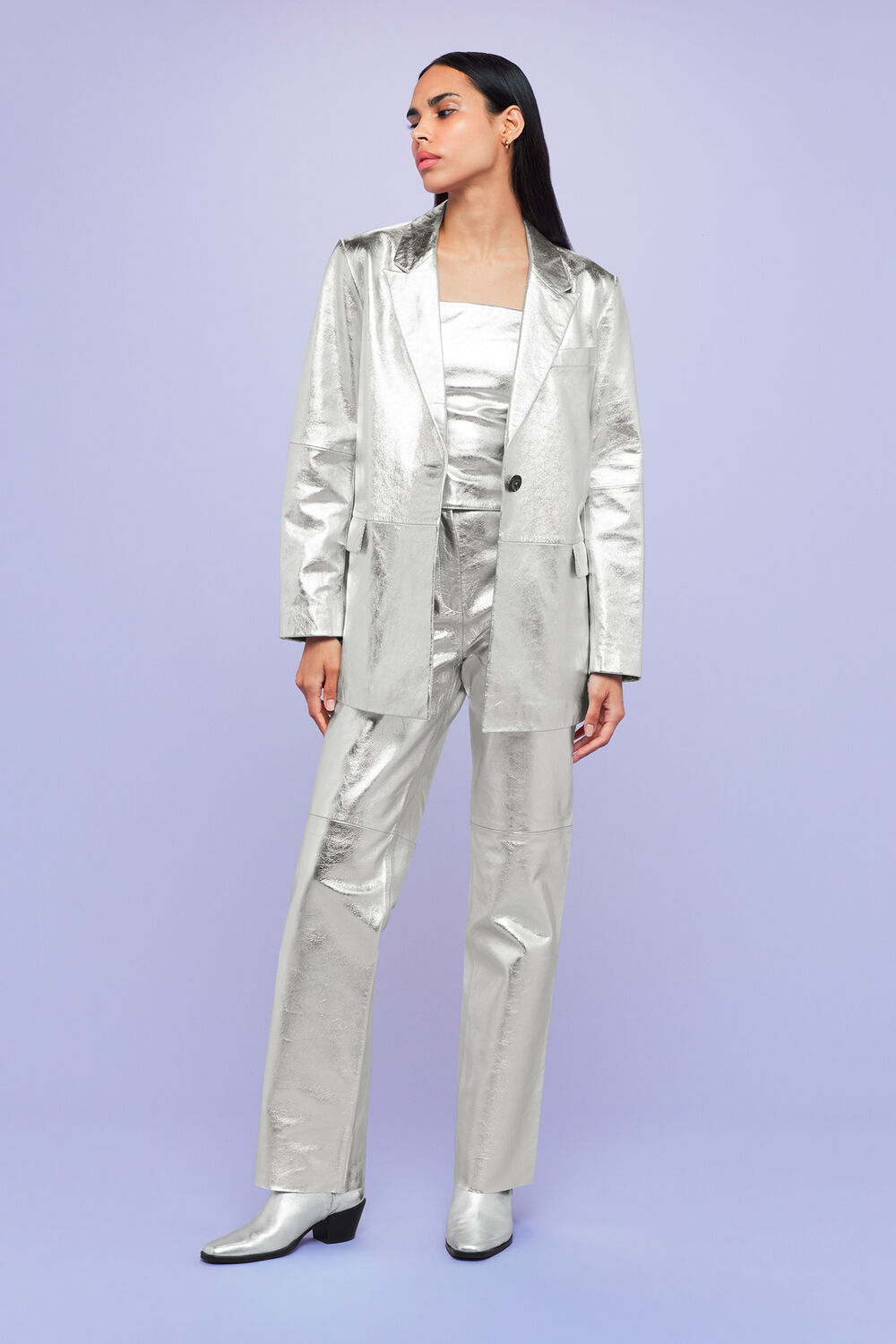 Cosmo Leather Blazer