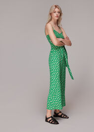 Daisy Check Print Jumpsuit
