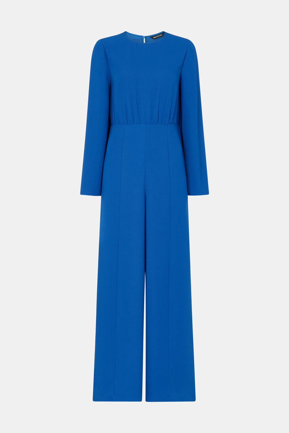 Blue Bonnie Gathered Jumpsuit