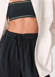 Contrast Stitch Pull On Short