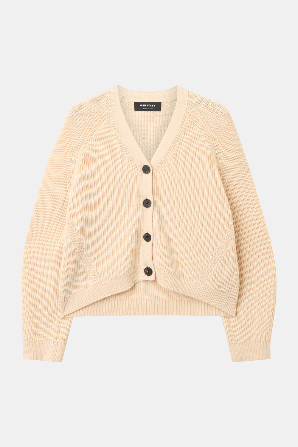 V Neck Cotton Cardigan