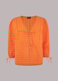 Gina Seersucker Blouse