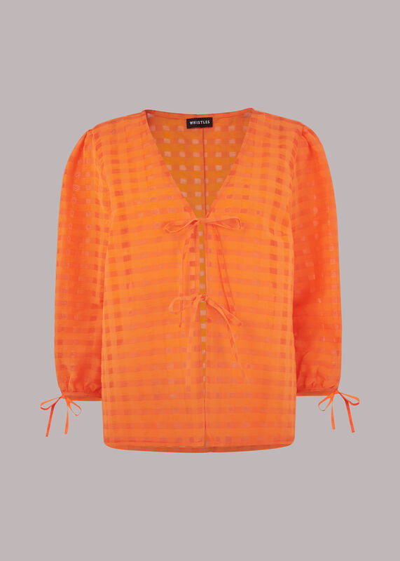 Gina Seersucker Blouse