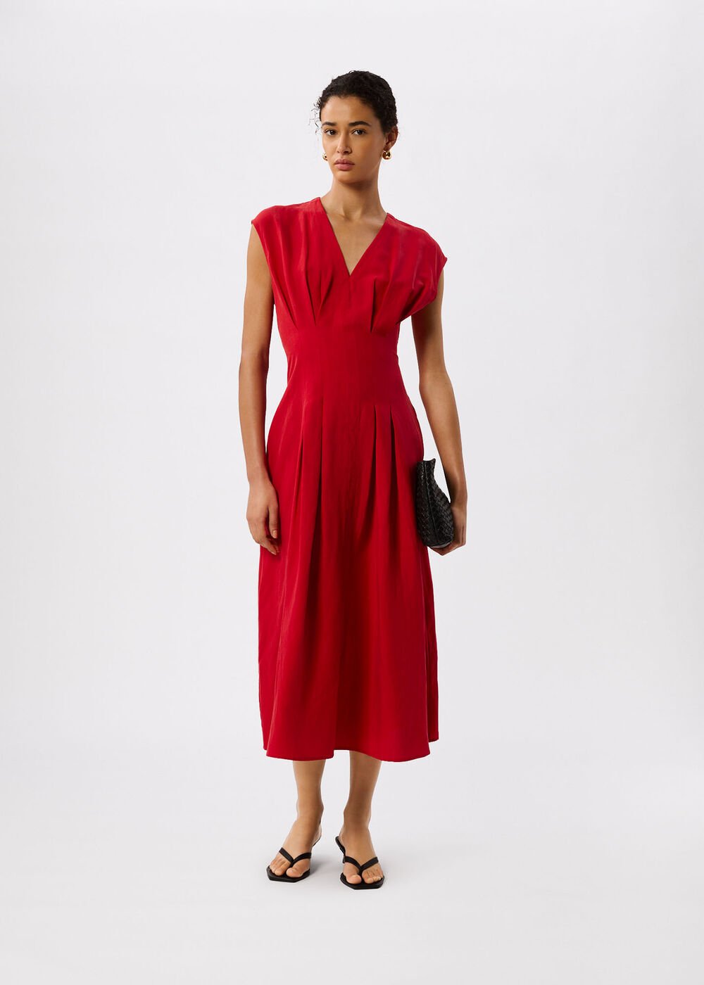Panel Linen Blend Dress