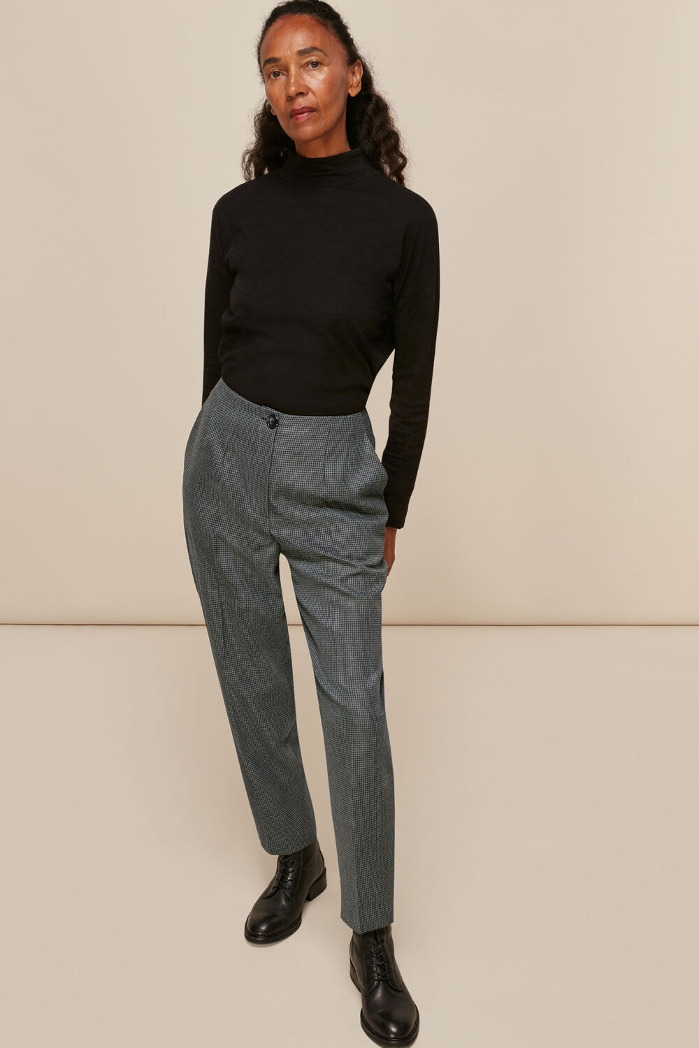 Anita Easy Check Trouser
