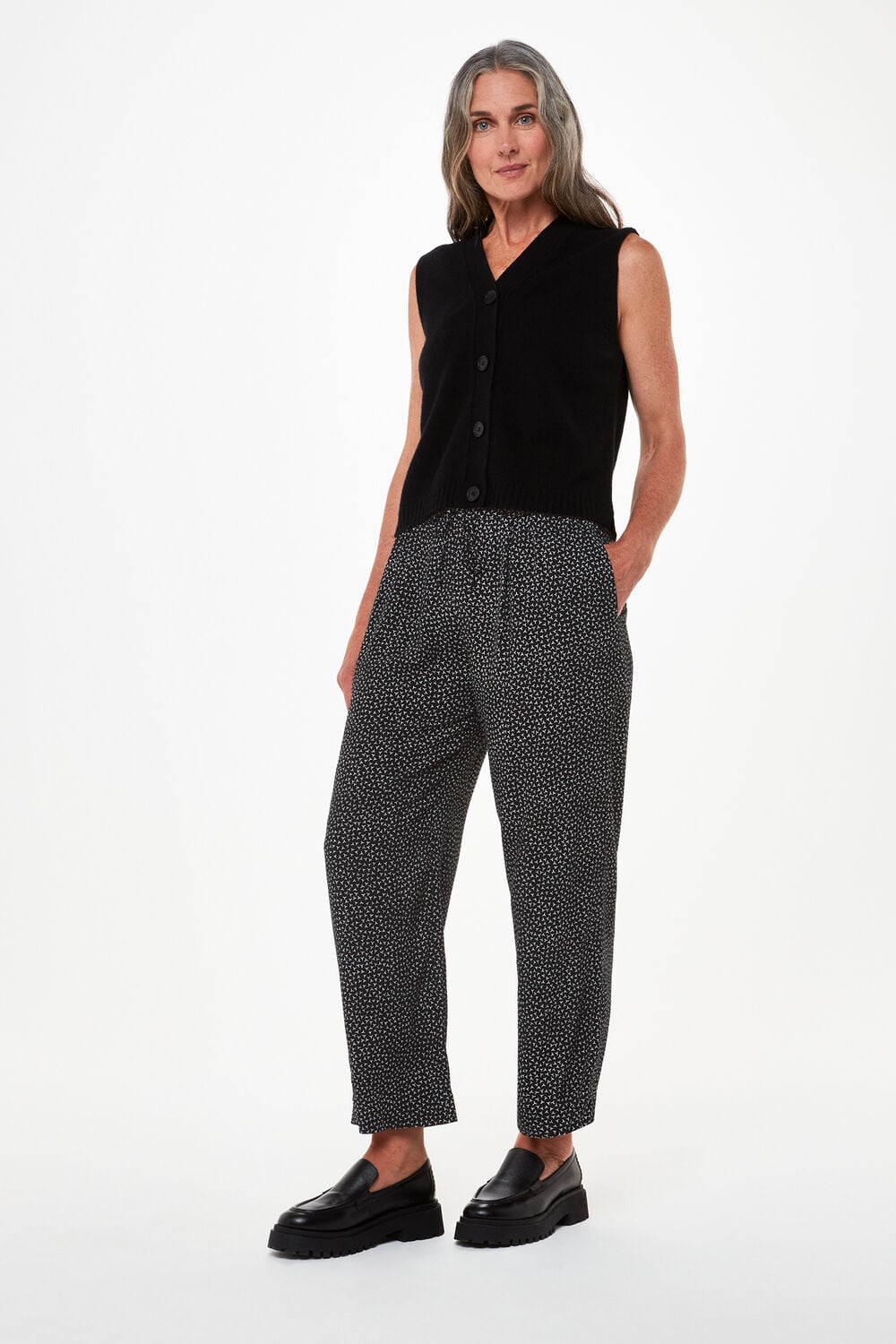 Scattered Y Print Trouser