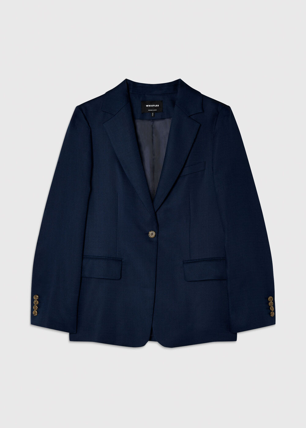 Relaxed Hopsack Blazer