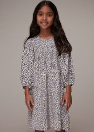 Dashed Leopard Wren Dress
