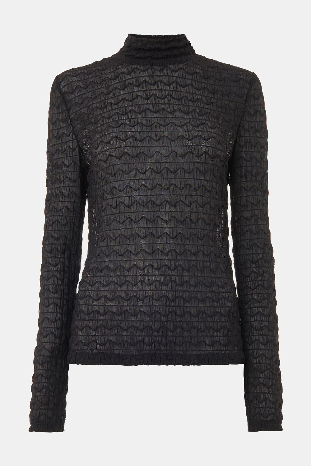 Texture Ruched Top