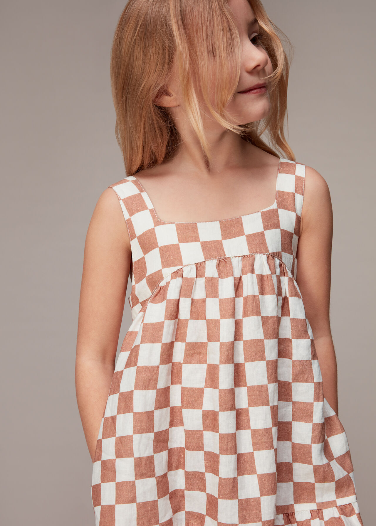 Avery Checkerboard Sundress