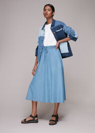 Denim Chambray Skirt