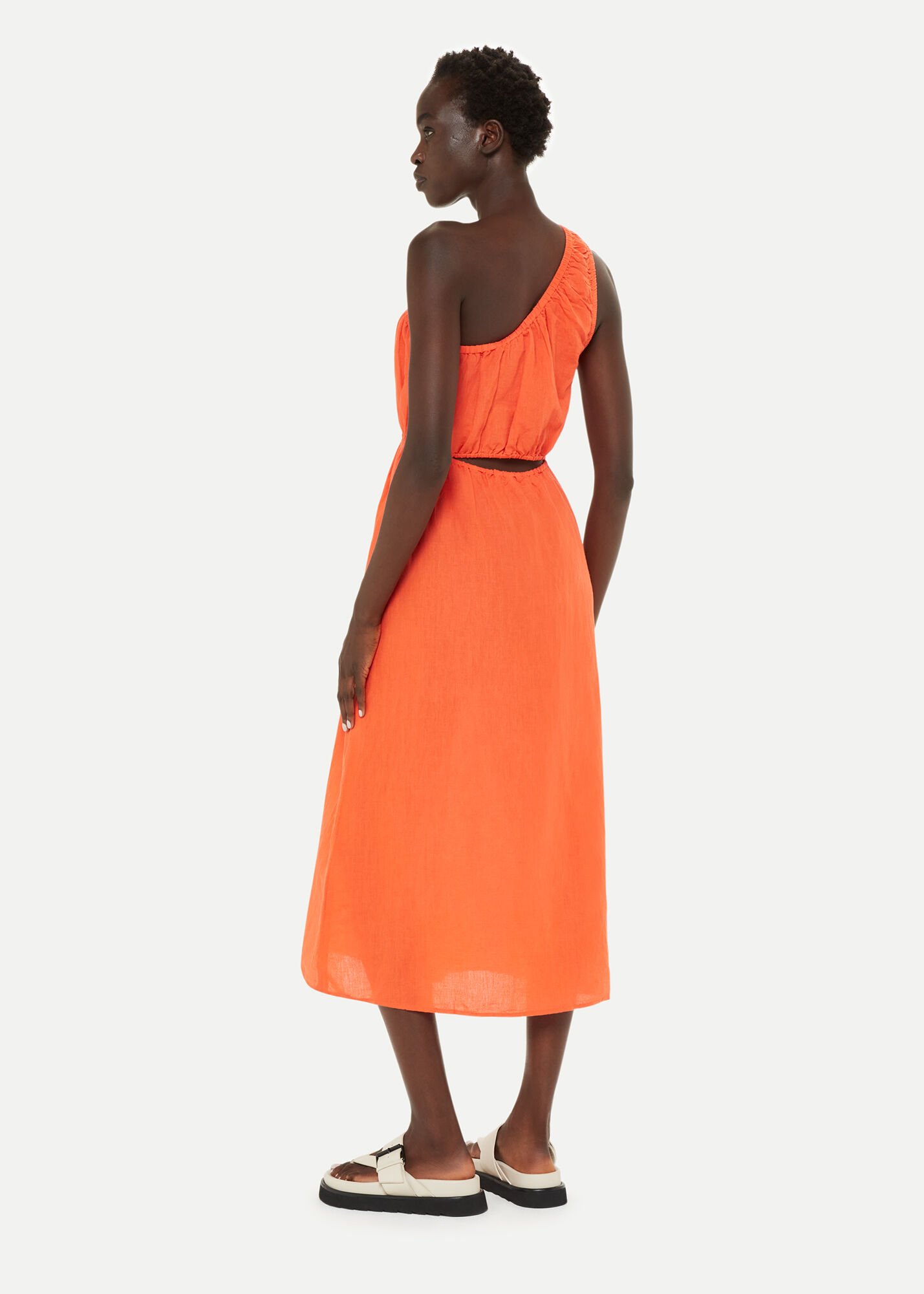 Warehouse one shoulder clearance dress