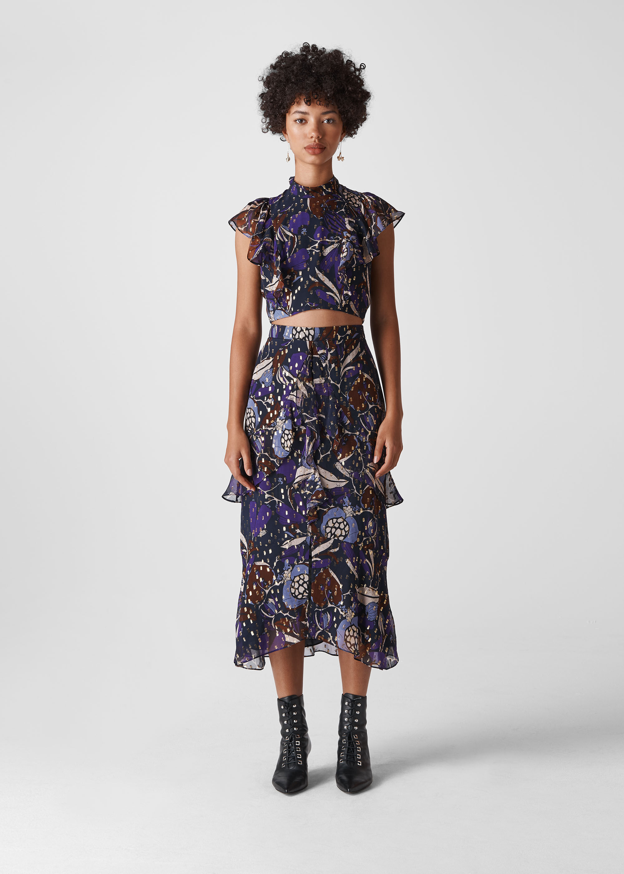 Montrose dobby midi dress 2025