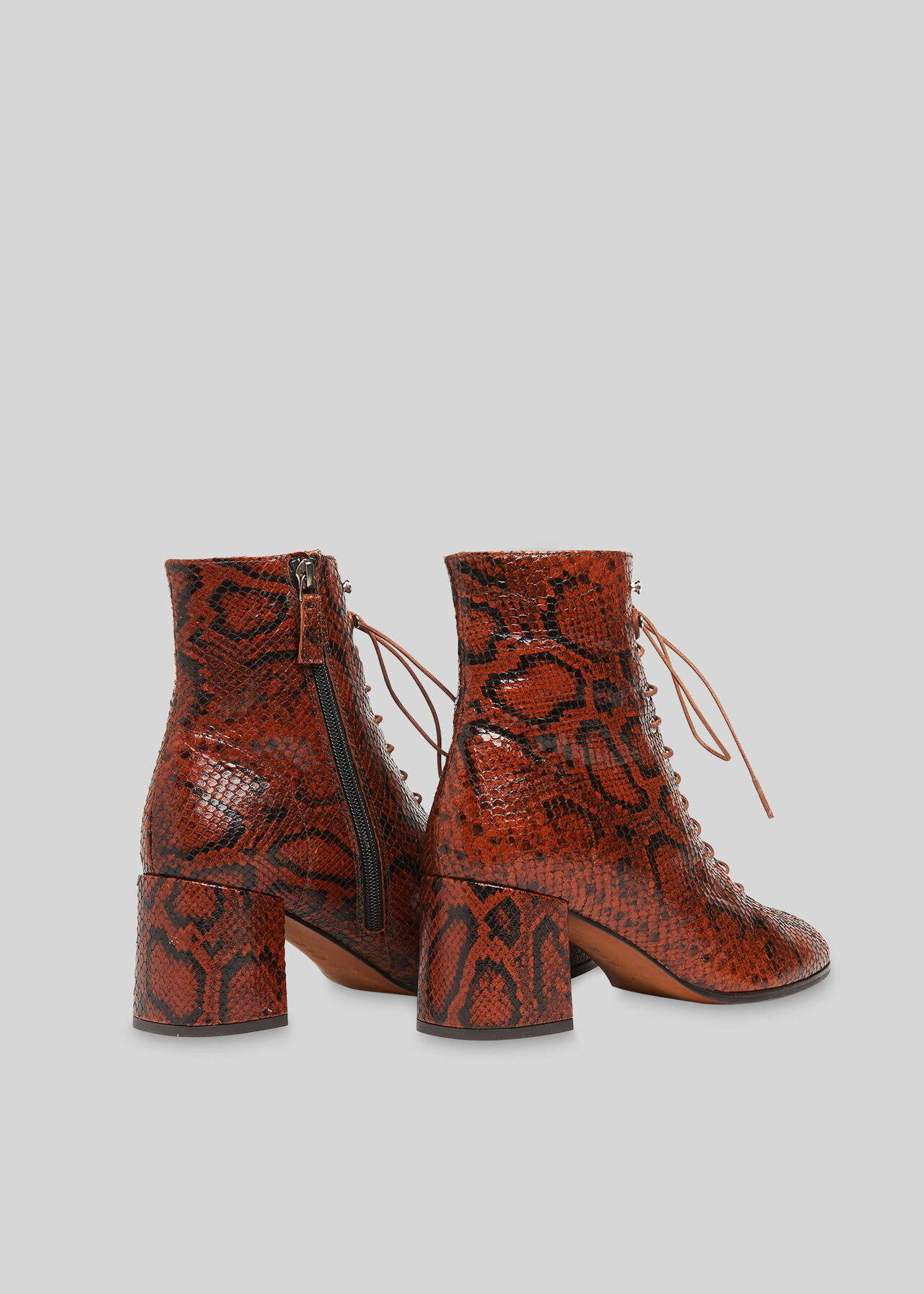 Alban Lace Up Boot Brown