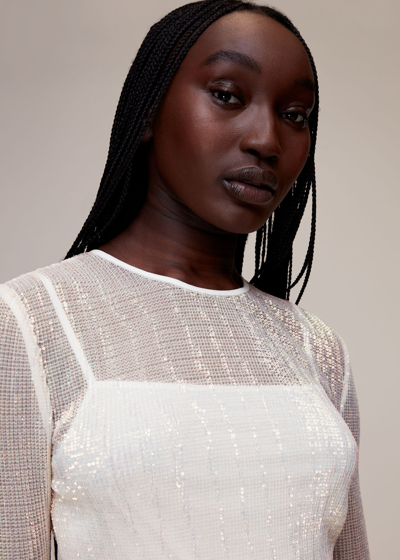 Sarai Sequin Top