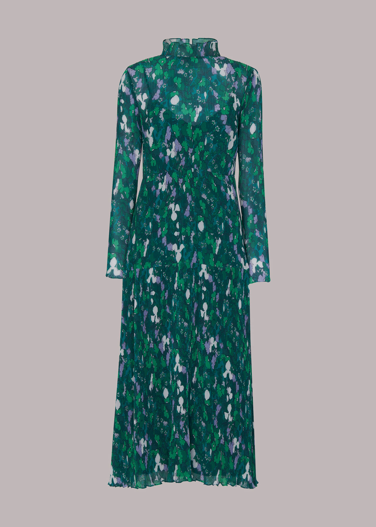 Kaleidoscope Plisse Midi Dress