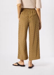 Ikat Spot Crop Trouser