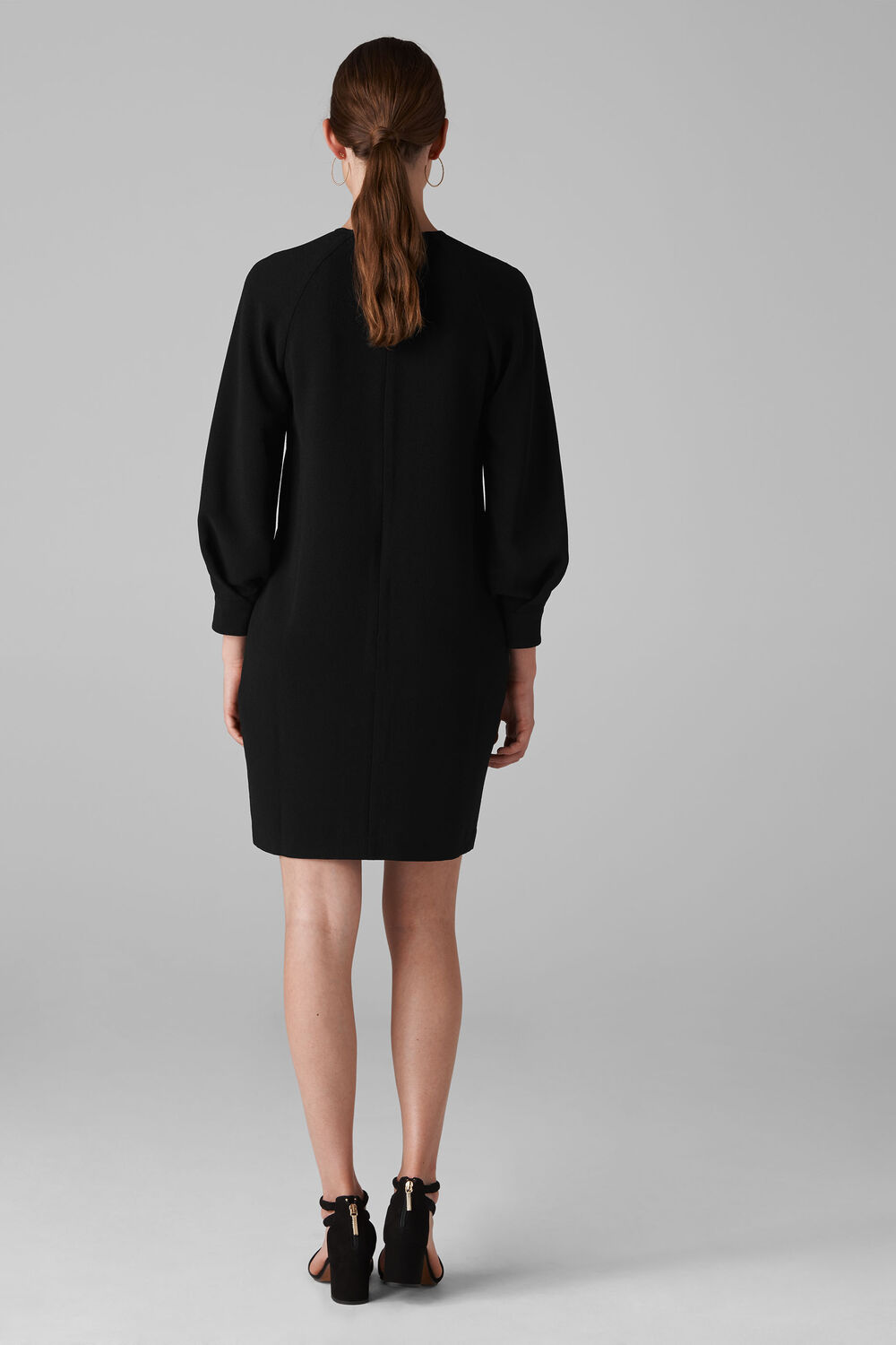 Tihara Textured Dress Black