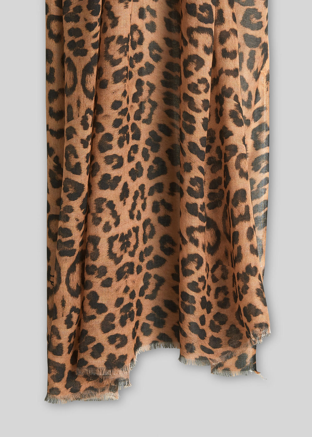 Lily and Lionel Leopard Scarf Beige