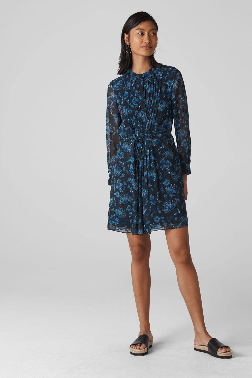 Pitti Print Shirt Dress Blue/Multi