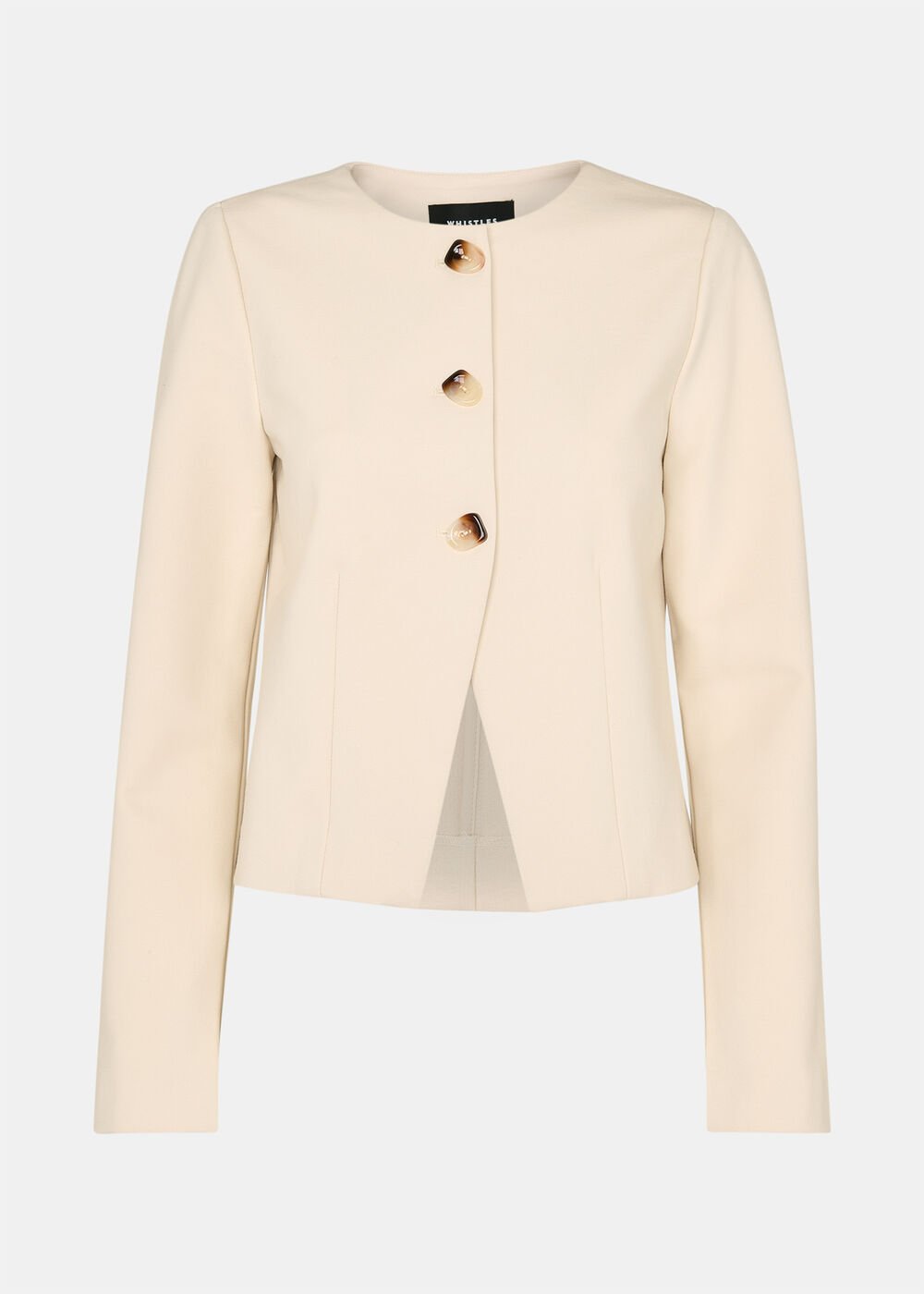 Petite Anne Ponte Button Jacket