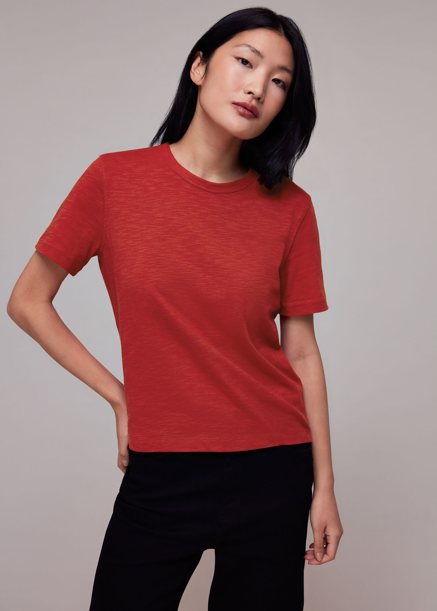 Red Emily Ultimate TShirt WHISTLES Whistles UK