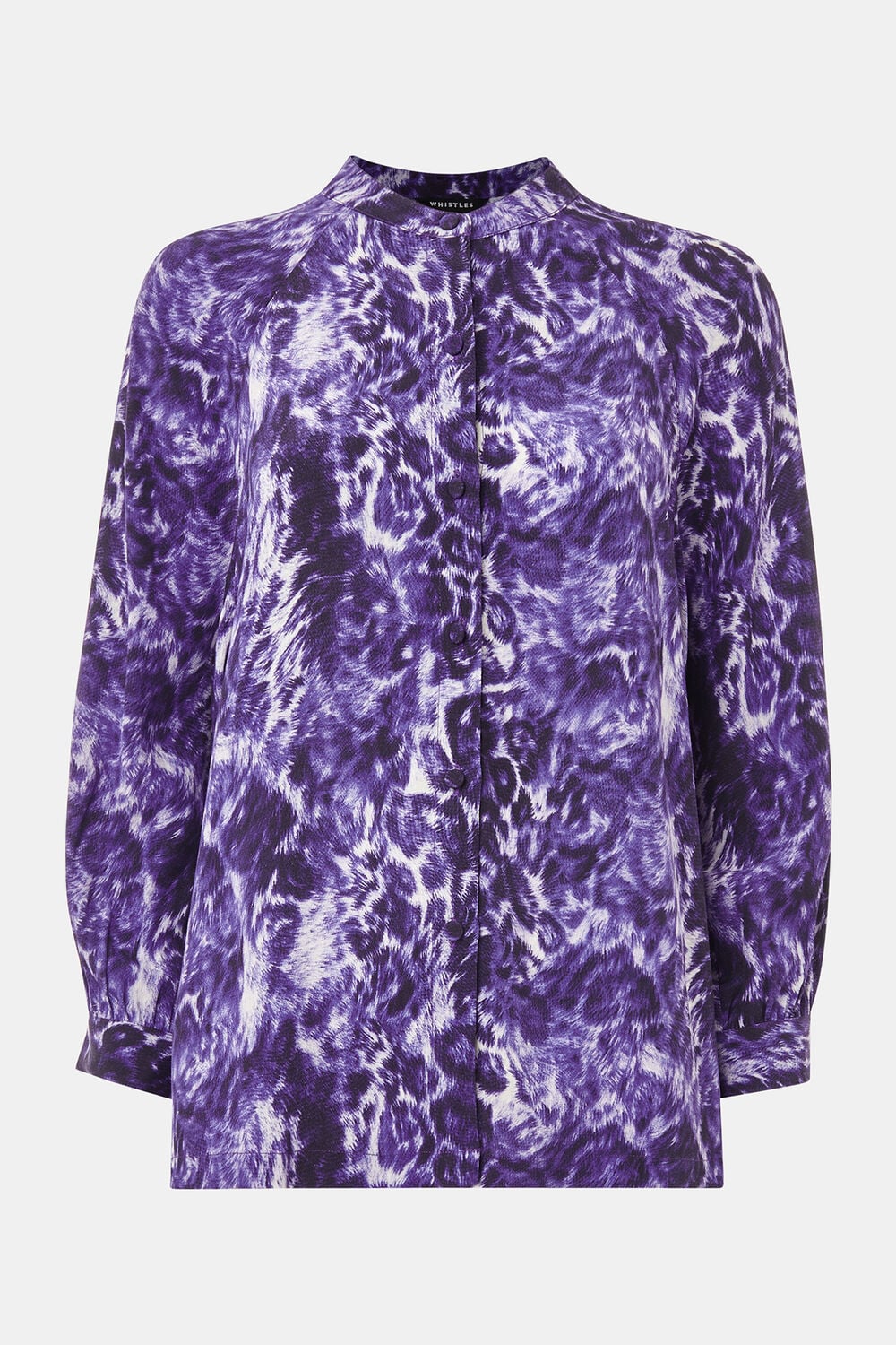 Glossy Leopard Raglan Shirt