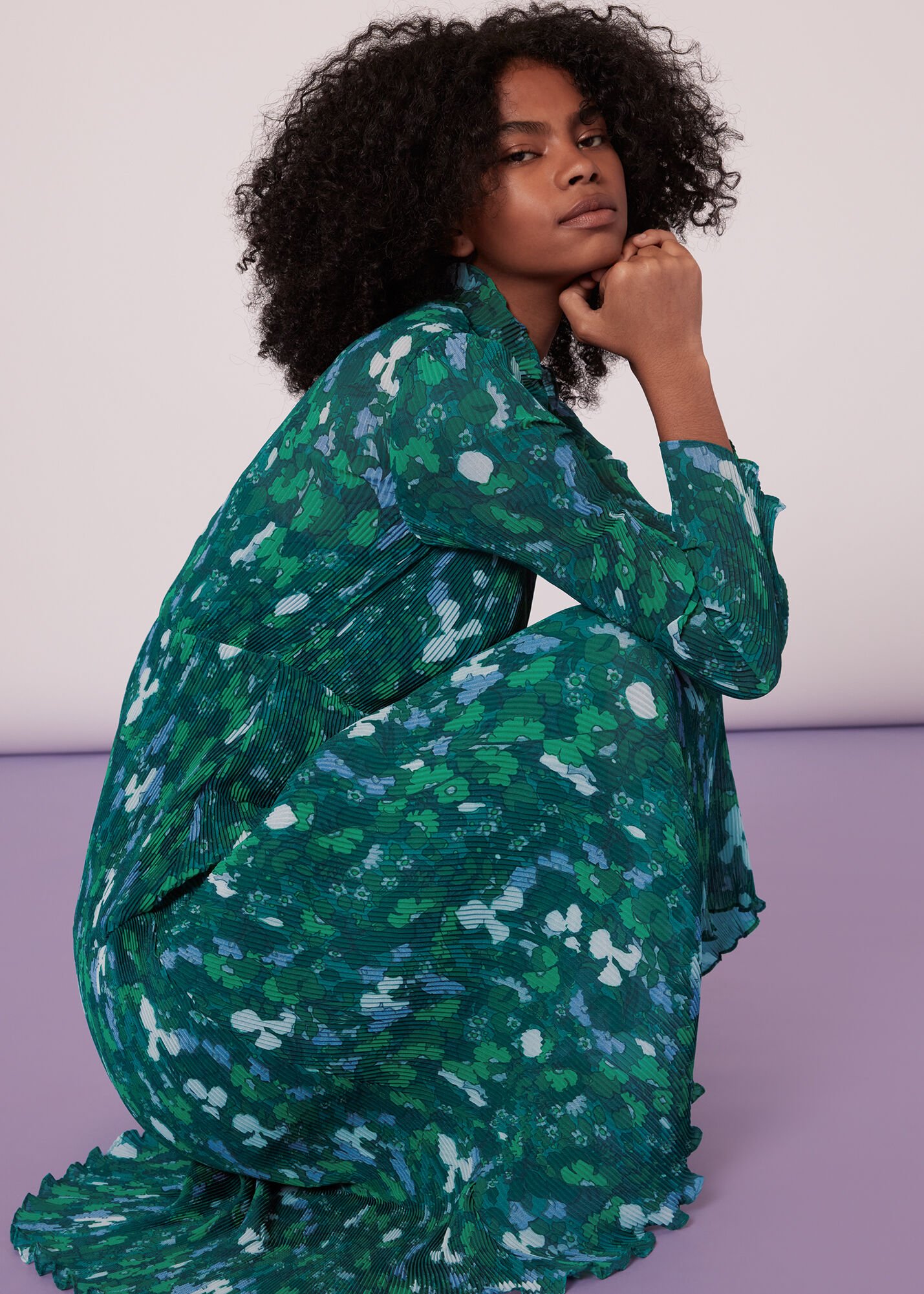 Kaleidoscope midi dresses top