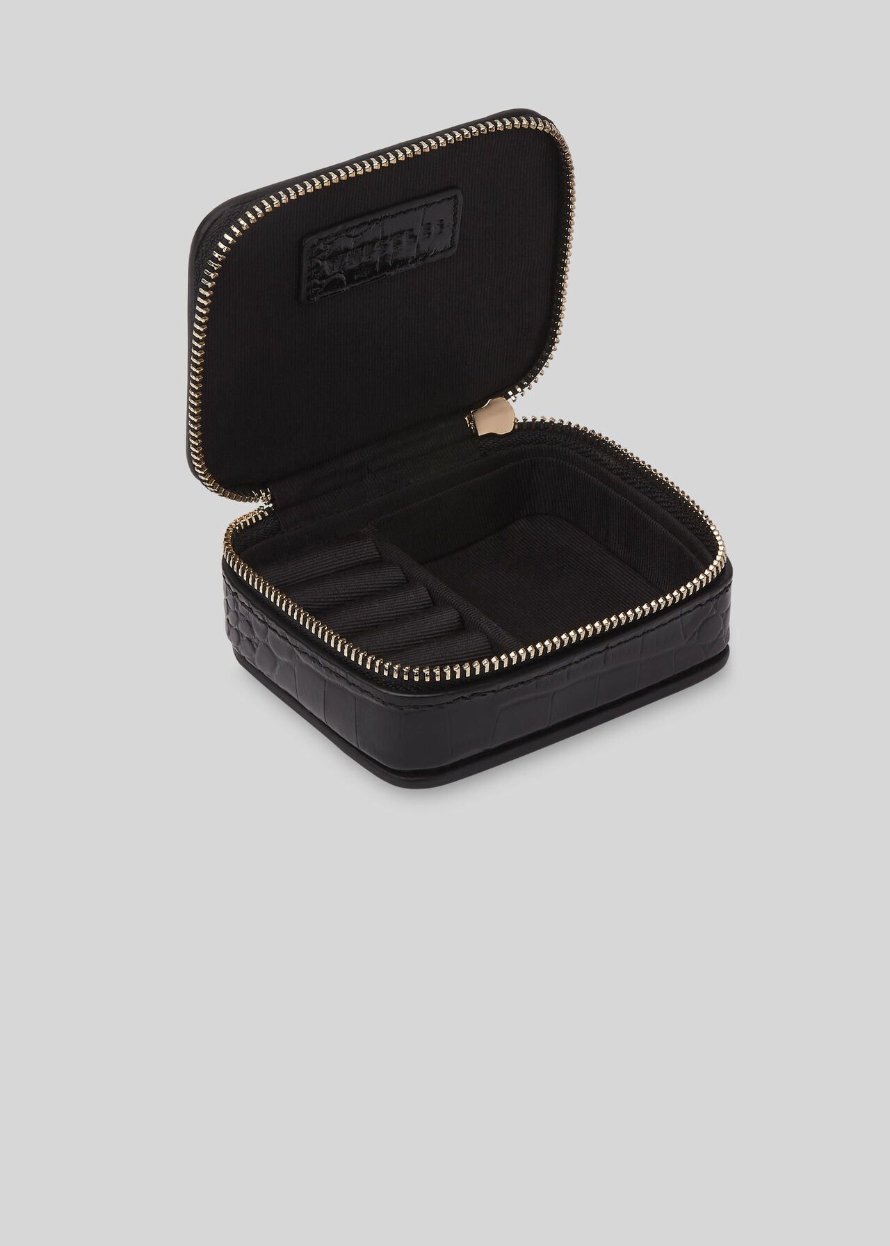 Mini Travel Jewellery Box Black