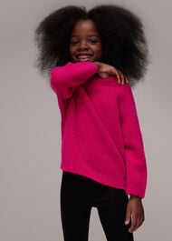 Textured Crew Neck Sweater