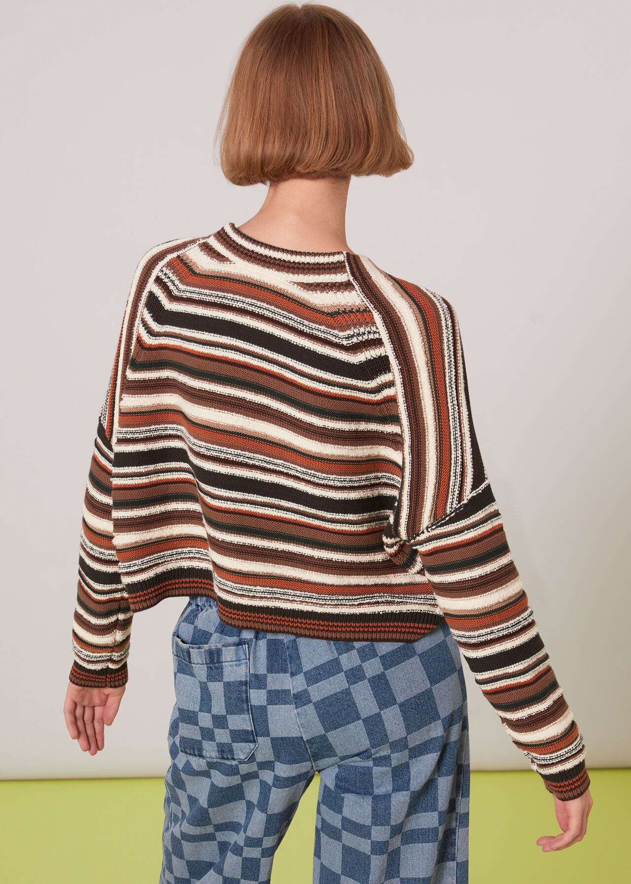 Winnie Stripe Knitted Cardigan