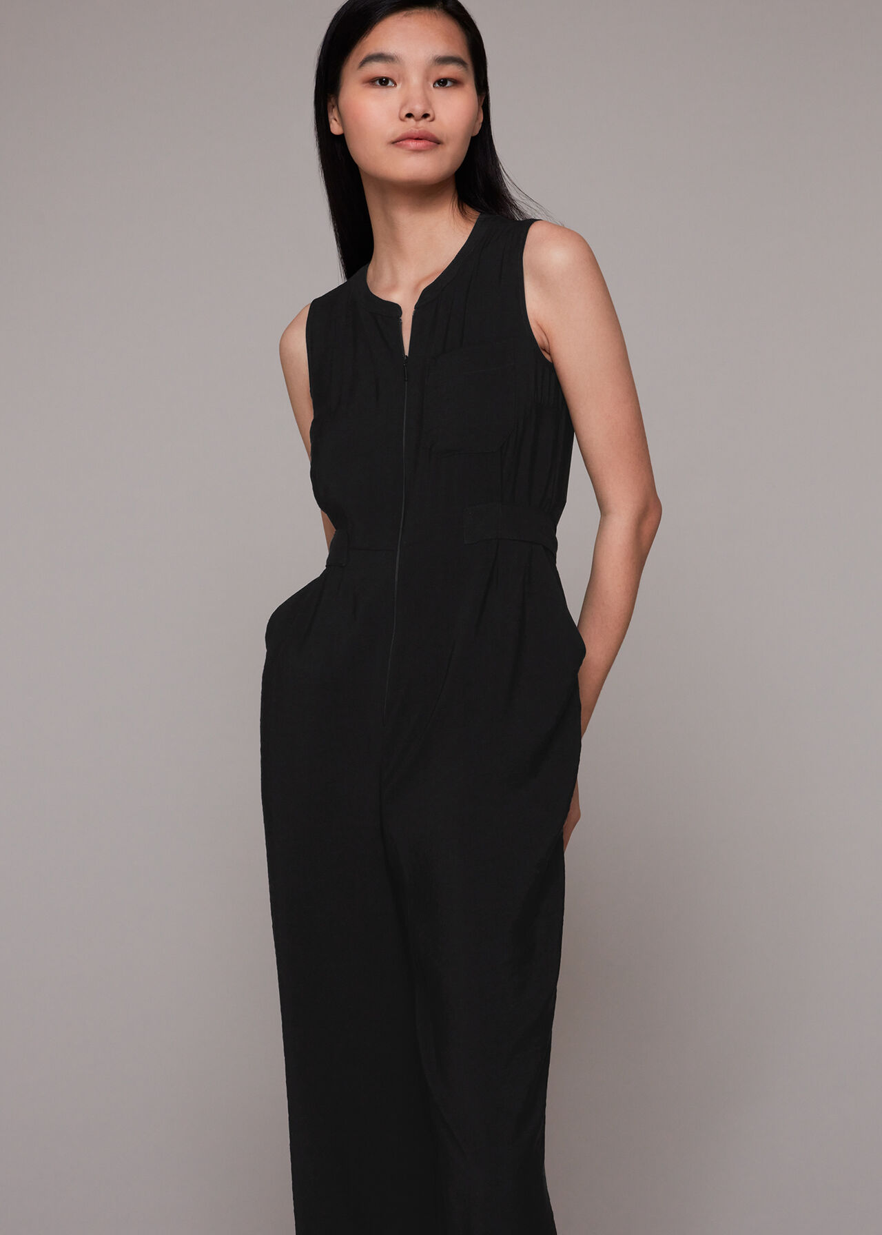 Josie Zip Front Jumpsuit